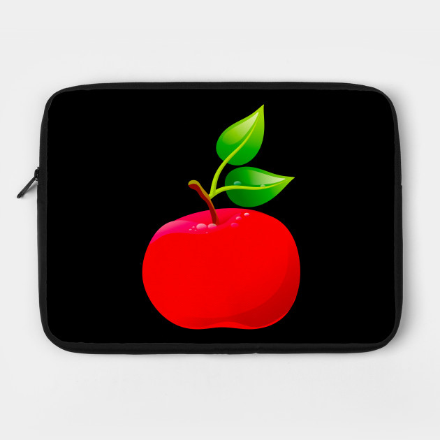 Red Apple Apple Laptop Case Teepublic