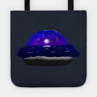 Night Swimming With Me Tote