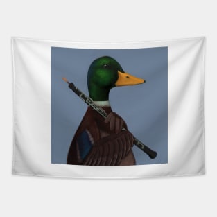 Duck with Oboe Tapestry
