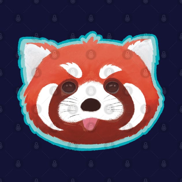 Cheeky Red Panda by awesomesaucebysandy