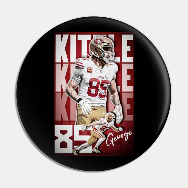 George Kittle 85 Pin by NFLapparel