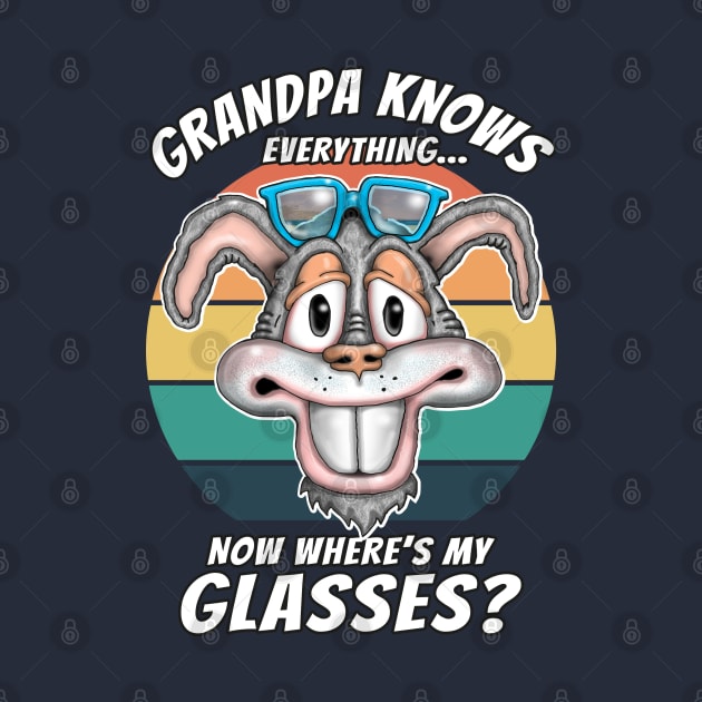 Grandpa Knows Everything Funny Grandpa Knows Best Fathers Day by Status71