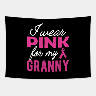 Breast Cancer - I wear pink for my granny grandma Tapestry