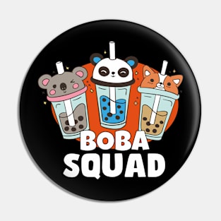 Kawaii Boba Cute Anime Squad Pin