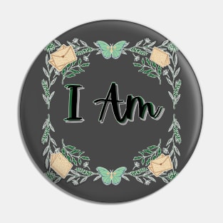 I Am Cottagecore Christian Pin