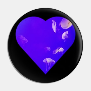 Jellyfish Heart Pin