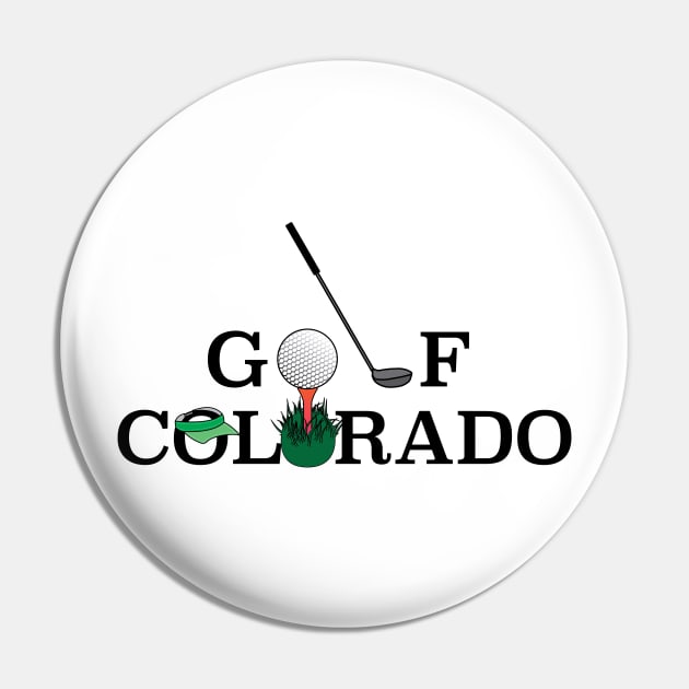 Golf Colorado Pin by Statewear