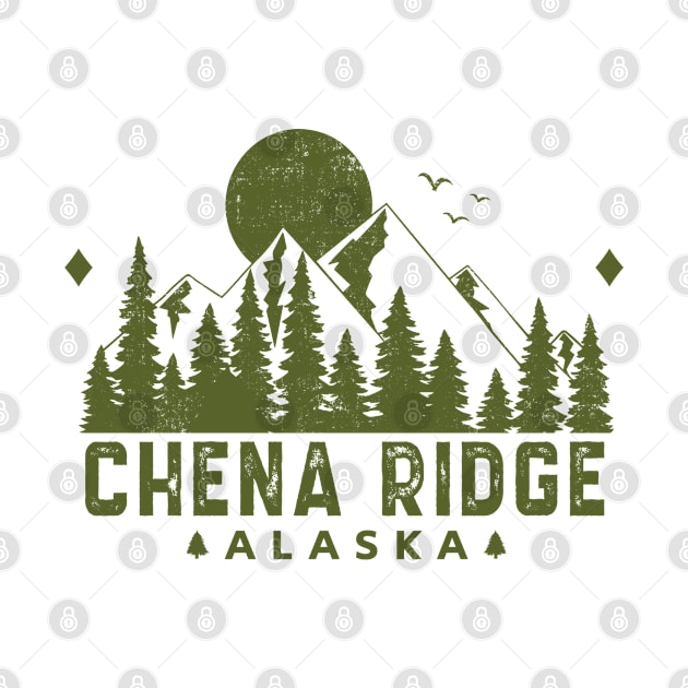 Chena Ridge Alaska Mountain Souvenir by HomeSpirit