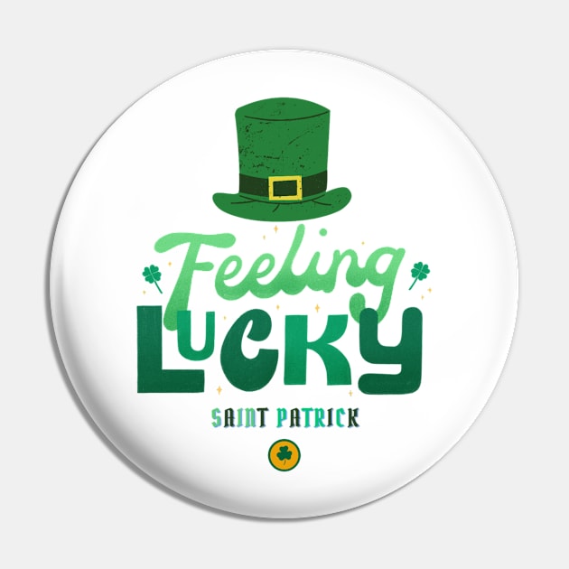 Felling Lucky Saint Patrick Pin by Cullinan Art