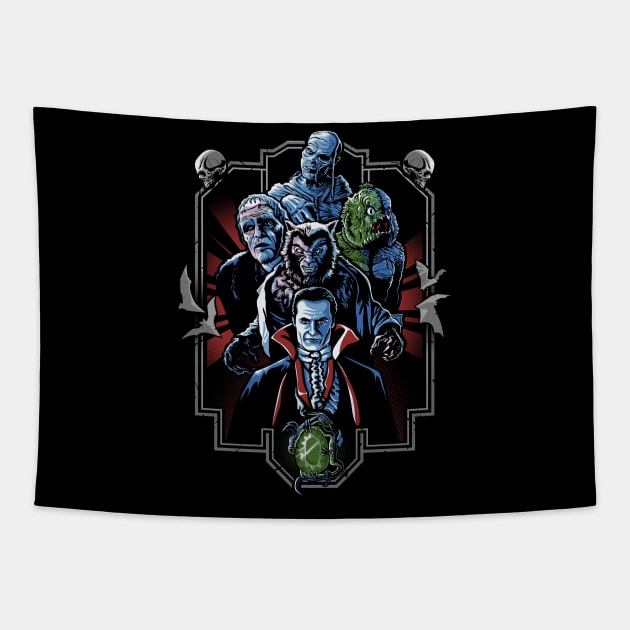 Enter the Monsters Tapestry by BER