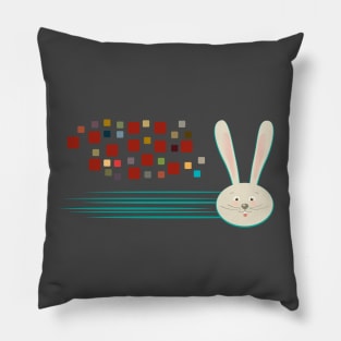 Easter Bunny Holiday Cute Rabbit Pillow