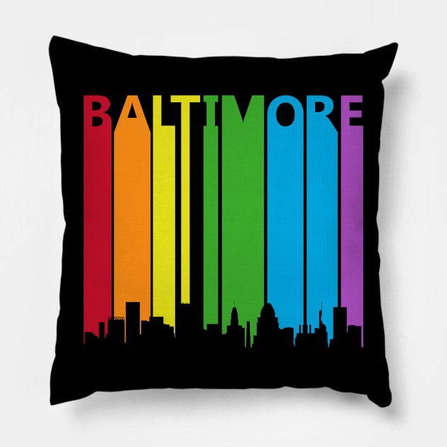 Baltimore LGBT Gay Pride Pillow by GWENT