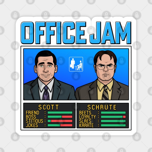 OFFICE JAM: Ultimate Showdown Magnet by Tv Moments