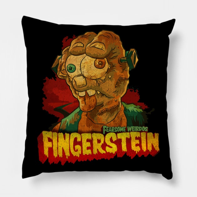 Fingerstein Pillow by zerostreet