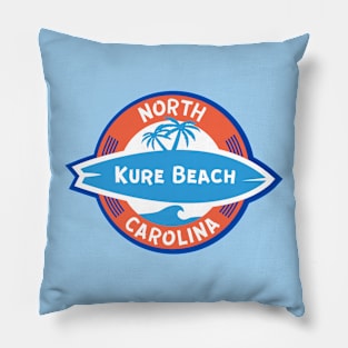 Kure Beach NC Surf Pillow