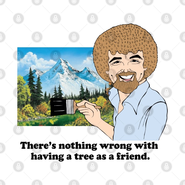 BOB ROSS FAN ART!! by cartoonistguy