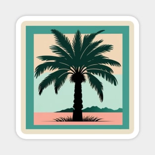 Palm Tree Print Magnet