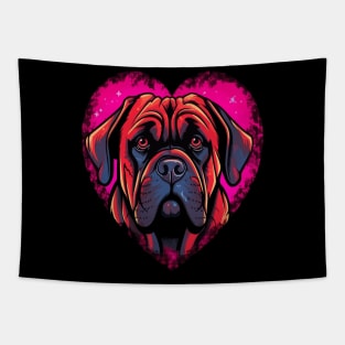 English Mastiff Valentine Day Tapestry