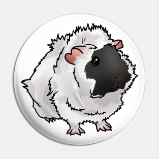 Black and White Abyssinian Guinea Pig Pin