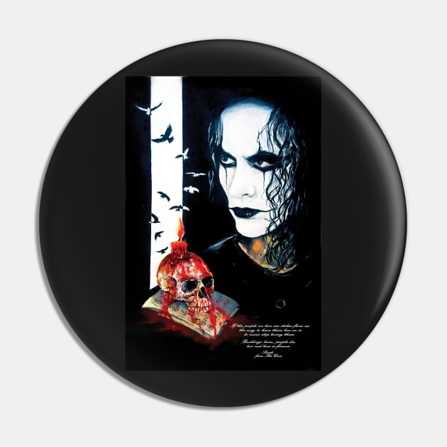 The Crow Pin by cenoskinz