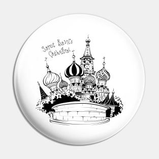 Saint Basil Cathedral in Moscow Pin