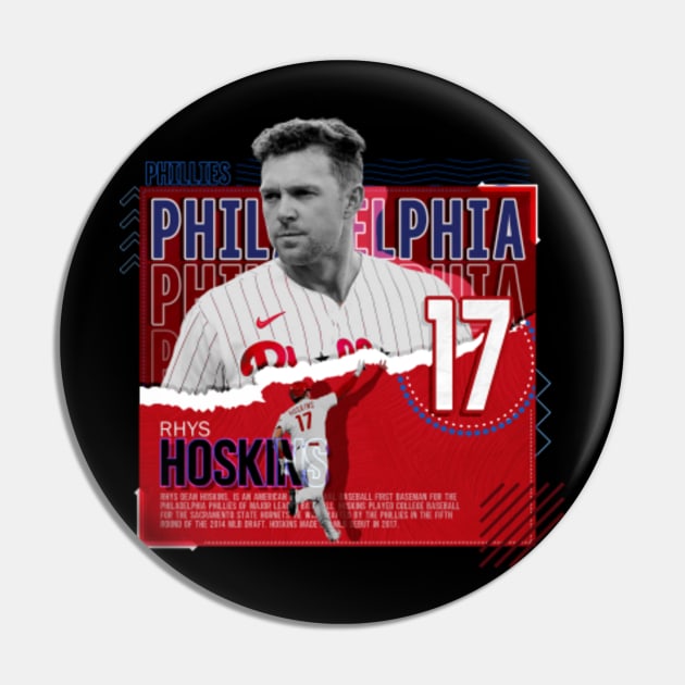 Rhys Hoskins Philadelphia Phillies Jersey Sweatshirt Red - MLB