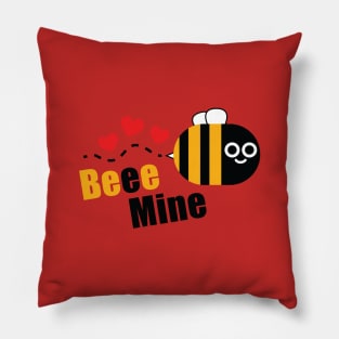 Be Mine Cute Valentine's Day with cute bee graphics Pillow