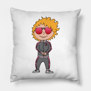 Swaggy Dude Funny Cartoon Character Pillow