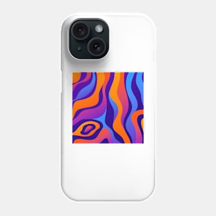 Psychedelic colorful pattern Phone Case