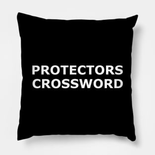 Protectors Crossword Pillow