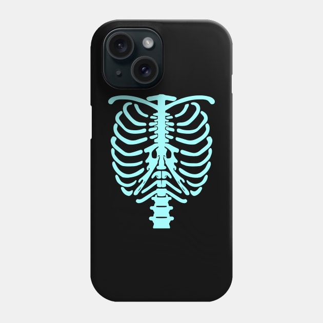 Skeleton Chest Phone Case by Lamink