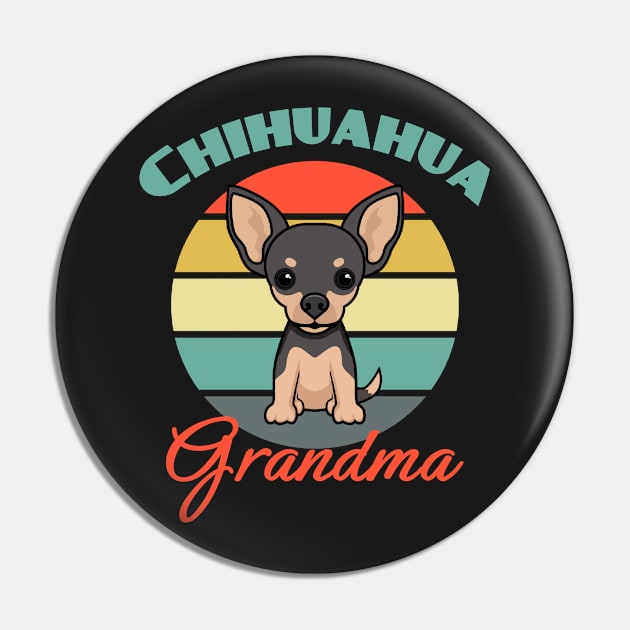 Chihuahua Grandma Dog puppy Lover Cute Pin by Meteor77