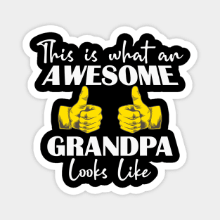 This is what an AWESOME GRANDPA looks like Magnet