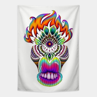 Flaming eye Tapestry