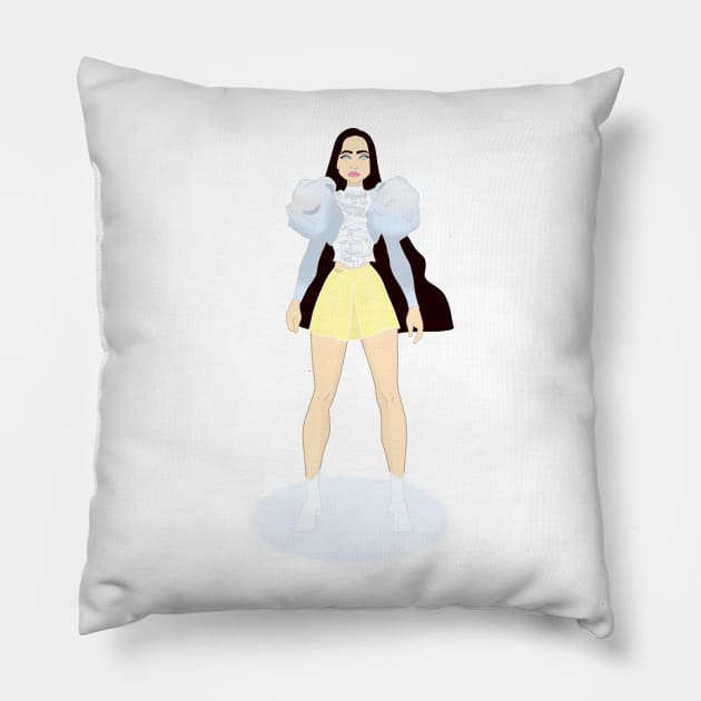 I have adventured it and found nothing but sugar and violence Pillow by Le petit fennec