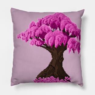 Pixel Art Sakura Pillow