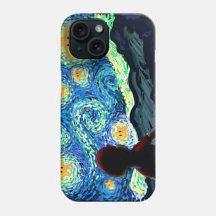 An Original Starry Night Painting Gamer Parody Phone Case