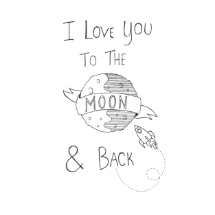 To the Moon and back T-Shirt