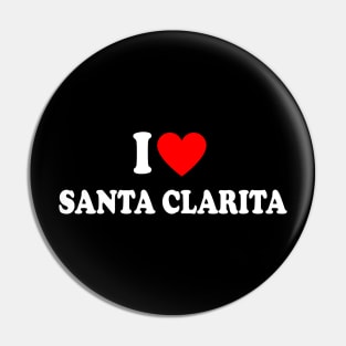 I Heart Santa Clarita Pin