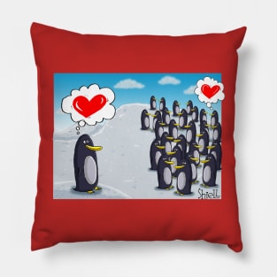 Penguin Love for Valentines # 2. Pillow