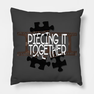 Piecing It Together Logo Pillow