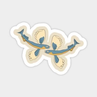 Minoan flying fish Magnet