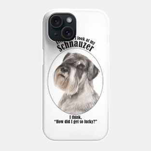 Lucky Schnauzer Phone Case