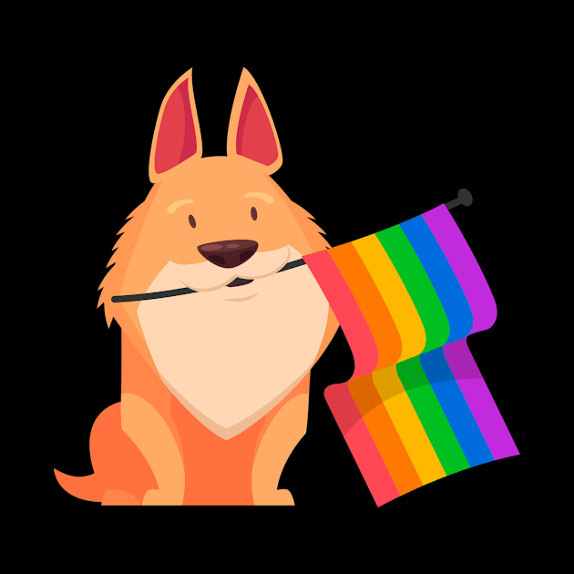 LGBTQ Dog by stardogs01