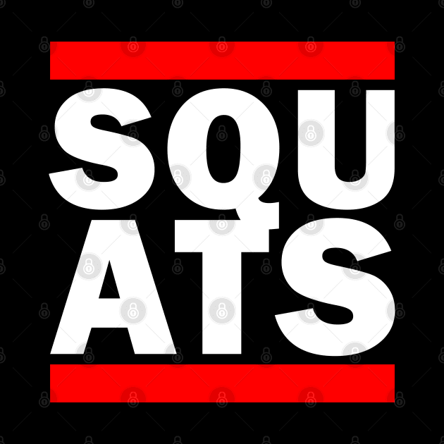 Squats Gym Parody Shirt (For Dark Colors) by Lord Teesus