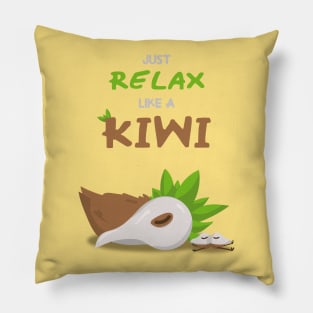 Sleeping Kiwi Pillow