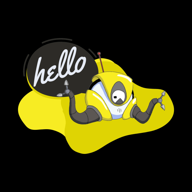 KVN saying hello final space design by TrendyEye