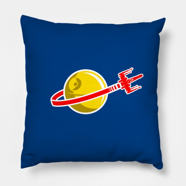 That’s no space logo! Pillow by GEEKsomniac