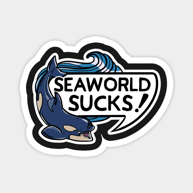 Orca Opinions Magnet by derangedhyena