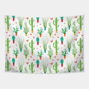 Cactus Love Pattern Tapestry